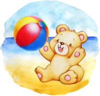 a summertime bear